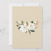 Invitation Floral Elegant Magnolia Blush Neutral Rehearer (Dos)