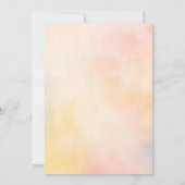 Invitation Floral Elegant Soft Girl's Baptism (Dos)