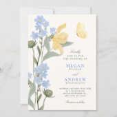 Invitation Floral elegant wedding (Devant)