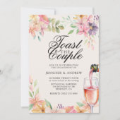 Invitation Floral Engagement Party (Devant)