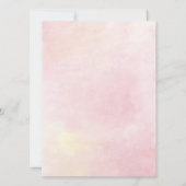 Invitation Floral Eucalyptus Foliage rose 75e fête d'annivers (Dos)