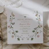 Invitation Floral Fairytale Jardin nuptiale de douche Invitat