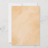 Invitation Floral Fall In Love Citrouille Fête des mariées Co (Dos)