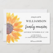  Invitation Floral Family Reunion (Devant)