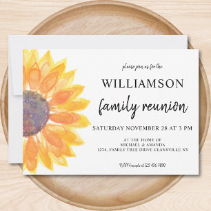 Invitation Floral Family Reunion