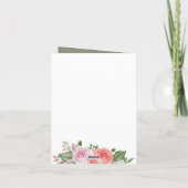 Invitation Floral féminin & Diamant 30e anniversaire (Dos)