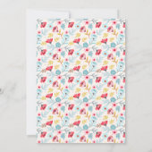 Invitation Floral Feminine Colorful 30e anniversaire Invitati (Dos)