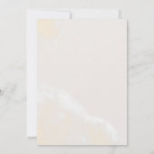 Invitation Floral flush moderne | Mariage Décontracté de cadr (Dos)