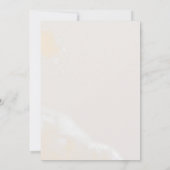 Invitation Floral flush moderne | Marine Lingerie Douche (Dos)