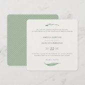 INVITATION FLORAL FORMEL (Devant / Derrière)