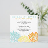 Invitation Floral frais (Debout devant)