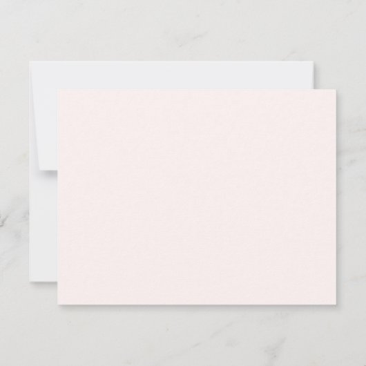 Invitation Floral Frame Nursery  Note Card (Dos)