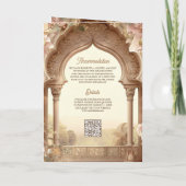 Invitation Floral Garden Elephants Indian Palace Wedding (Dos)
