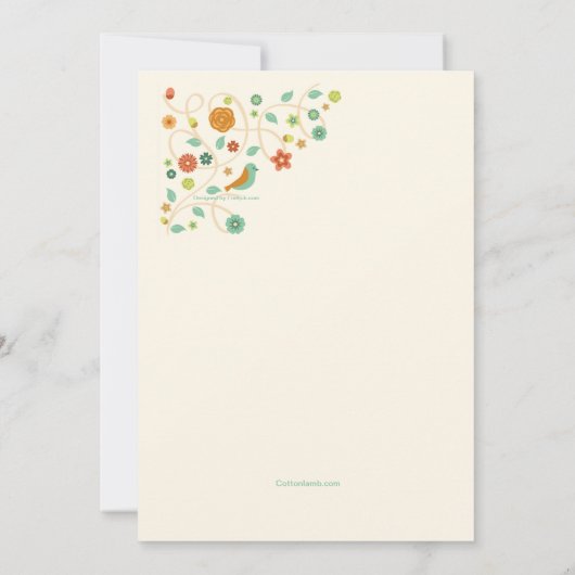 Invitation Floral Garland (Dos)