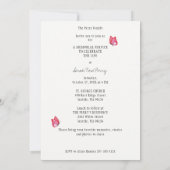 Invitation Floral Garland Butterflies Memorial Dear Ones (Dos)