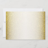 Invitation Floral Gold Glitter Wedding Engagement Party (Dos)