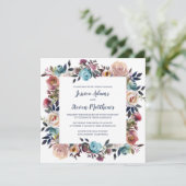Invitation Floral Grace Mariage (Debout devant)