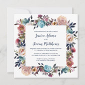Invitation Floral Grace Mariage (Devant)