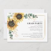 Invitation Floral Graduation 2024 Photo Grad Party (Devant)