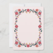 Invitation Floral Graduation Photo Elegant Grad (Dos)