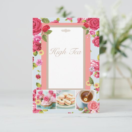 Invitation Floral High Tea (Debout devant)