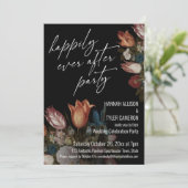 Invitation Floral hollandais pn Noir Heureusement toujours ap (Debout devant)