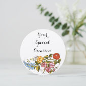 Invitation Floral hongrois no2 (Debout devant)