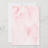 Invitation Floral Il A Dit Qu'Elle A Dit Fête des mariées Car (Dos)