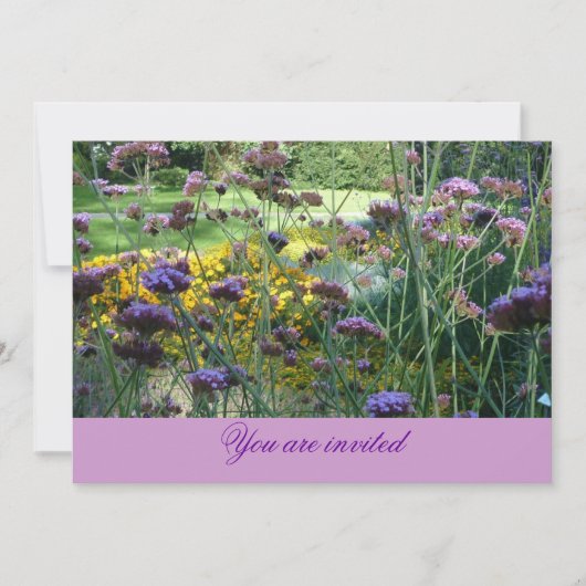 Invitation Floral Invite-Card (Devant)
