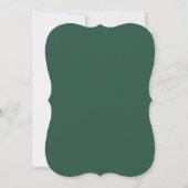 Invitation Floral Jaune Or Vert Mariage blanc (Dos)