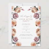 Invitation Floral Joyeusement Jamais Après La Réception De Ma (Devant)