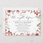 Invitation Floral La Nuit Avant Le Dîner De La Répétition Mar (Devant)