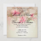 Invitation Floral Lily rose (Devant)