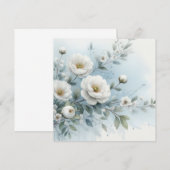 Invitation Floral mariage (Devant / Derrière)