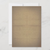 Invitation Floral Mason Jar Rustic Burlap (Dos)