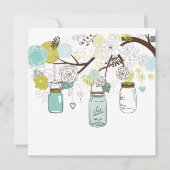 Invitation Floral Mason Jars (Devant)