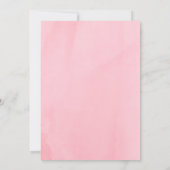 Invitation Floral mère mère mère mère mère mère Baby shower (Dos)