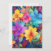 Invitation Floral mexicain Fiesta Floral Mariage (Dos)