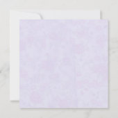 Invitation Floral Muse Sweet 16 Anniversaire (Dos)