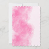 Invitation Floral n'est-elle pas adorable 1er anniversaire (Dos)