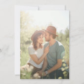 Invitation Floral Nous sommes engagés dans l'engagement de la (Dos)