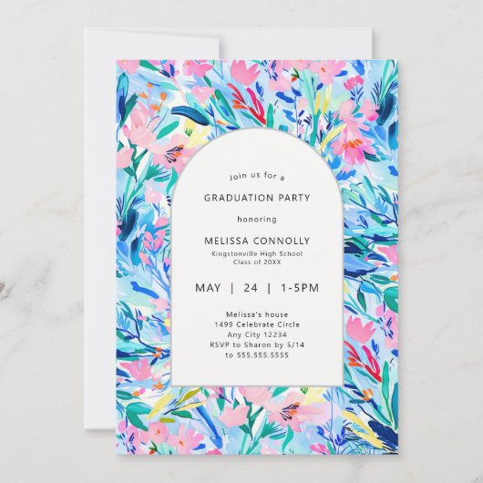 Invitation Floral Painting (Devant)