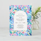 Invitation Floral Painting (Debout devant)