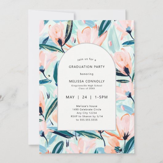 Invitation Floral Painting (Devant)