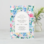 Invitation Floral Painting (Debout devant)