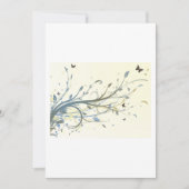 Invitation Floral papillon (Devant)