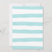 Invitation Floral Paris Bridal Douche - Aquarelle (Dos)