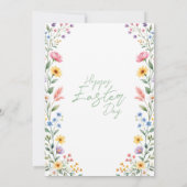 Invitation Floral Pastel Watercolor Bunny Easter Brunch (Dos)