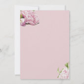 Invitation Floral Pearls Prosecco Fête des mariées (Dos)