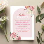 Invitation Floral Peonies et Roses 40e anniversaire invitatio<br><div class="desc">Conçu pour coordonner avec notre collection de Roses Peony, cette invitation de fête de 40e anniversaire présente de magnifiques bouquets de roses et de pivoines avec un texte classique. Les couleurs vives des roses rendent l'invitation attrayante et unique. Pour une personnalisation plus avancée de cette conception, par exemple la modification...</div>